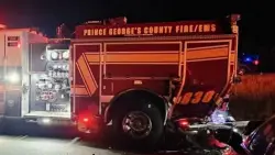 Driver rams into Prince George's County fire truck on Route 50