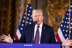 "Get them the hell out": Trump punts on question of following the Constitution on "Meet the Press"